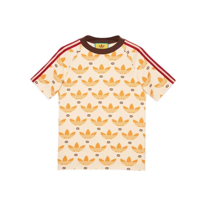 Gucci Gucci x Adidas Logo Print Short Sleeve T-shirt Size US L / EU 52-54 / 3 - 1 Thumbnail