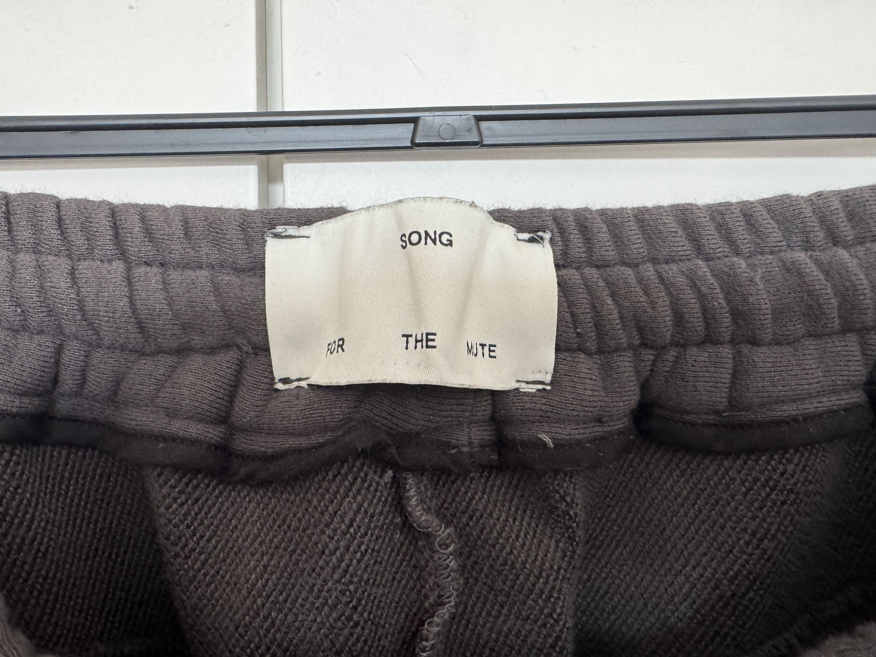 Song For The Mute SONG FOR THE MUTE Gray Paneled Lounge Pants Size US 36 / EU 52 - 4 Thumbnail