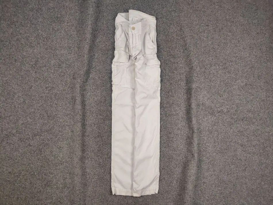 Designer × L.B.M. 1911 L.B.M.1911 Italy Design White Cotton Cargo Trouser Pants Size US 32 / EU 48 - 1 Thumbnail