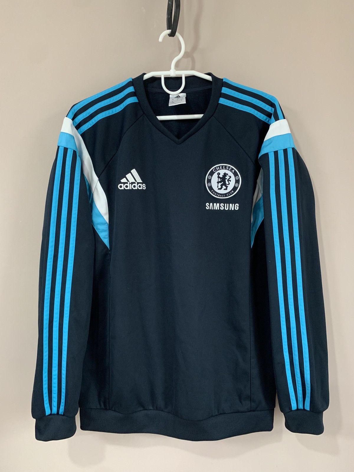 Adidas × Chelsea Soccer Chelsea London 2014 Football Sweatshirt Adidas Soccer Size M Size US M / EU 48-50 / 2 - 1 Thumbnail