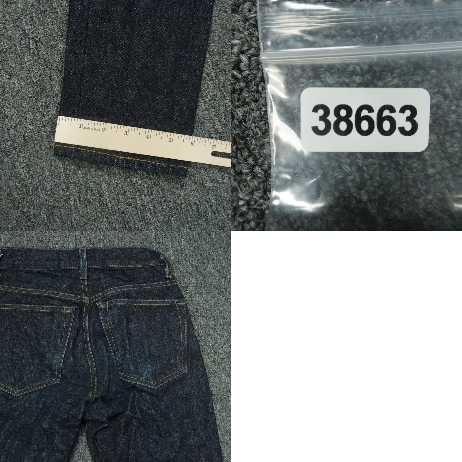 Imogene + Willie Imogene + Willie Jeans Mens 27x30 Indigo Blue 5 Pocket Dark Wash Button Fly Jeans Mens Regular 27 Indigo Blue 5-Pocket Design 30 In Inseam Vintage No Size US 27 - 9 Thumbnail