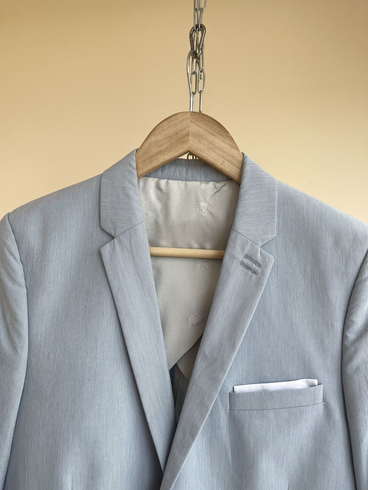The Kooples The Kooples Cotton Striped Fitted Summer Blazer Jacket 46 IT Size 36R - 5 Thumbnail