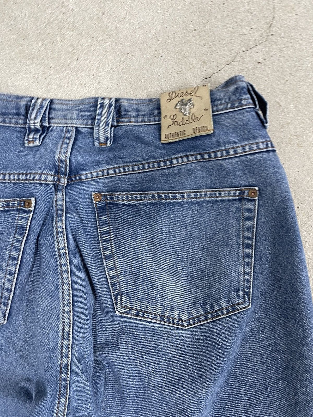 Diesel × Vintage Vintage Diesel jeans blue denim buggy fit Size US 36 / EU 52 - 6 Thumbnail