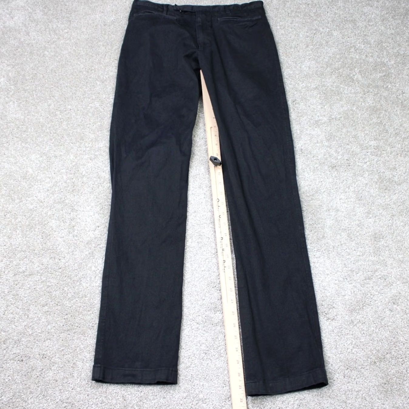 Dolce & Gabbana Dolce&Gabbana Chino Pants Womens 32x32 Black Flap Pockets Straight Leg Stretch Denim? Size 24" / US 00 / IT 34 - 3 Thumbnail