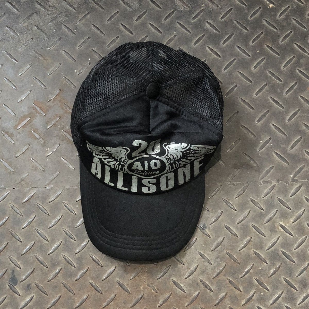 Japanese Brand Y2K Allisone Punk Gothic Trucker Hat Size ONE SIZE - 1 Thumbnail