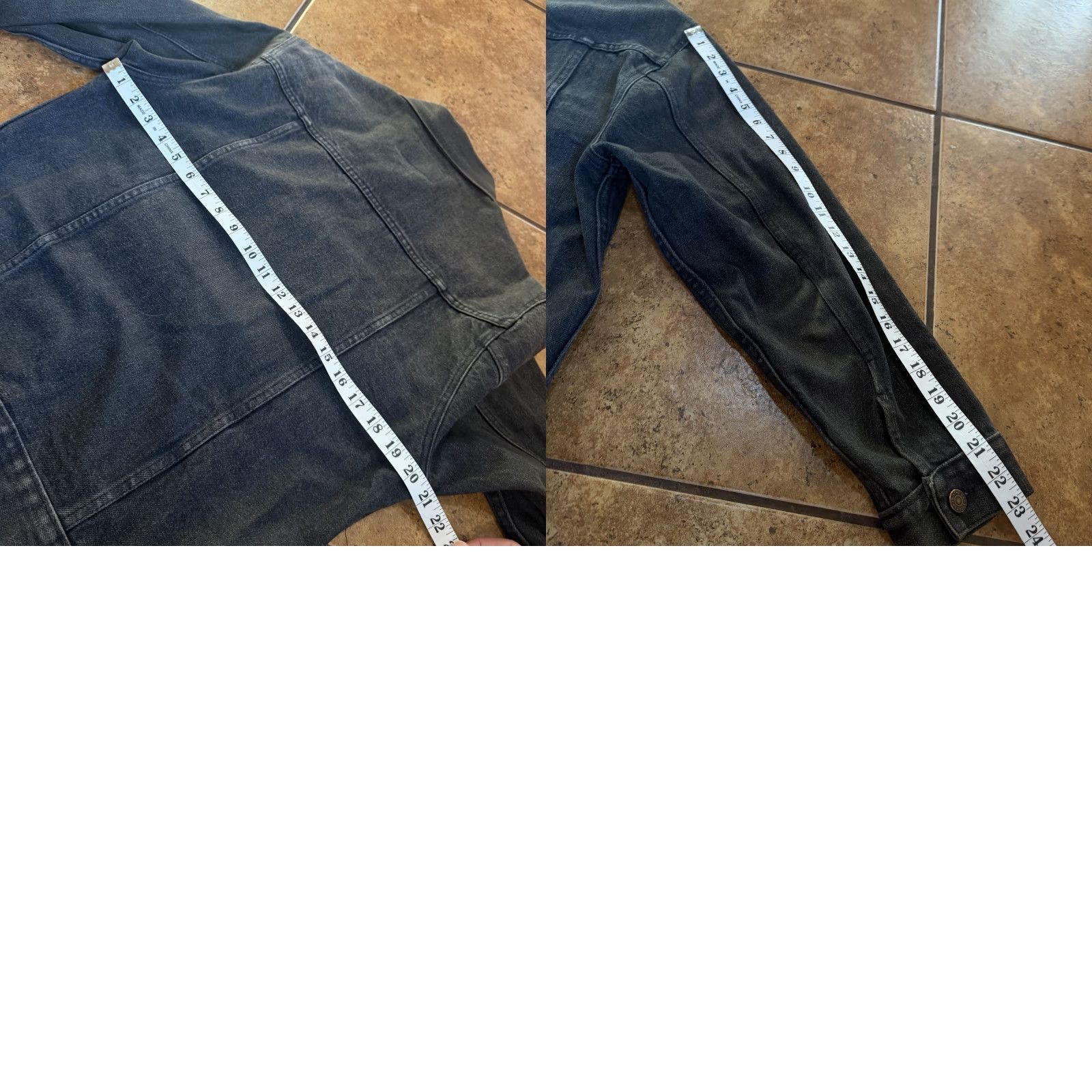 Gap VINTAGE GAP Trucker Jacket Denin Black Wash Mens Small Denim Jacket 80s Casual Workwear Jeans Shirt/Coat Mens Size US 29 - 8 Thumbnail