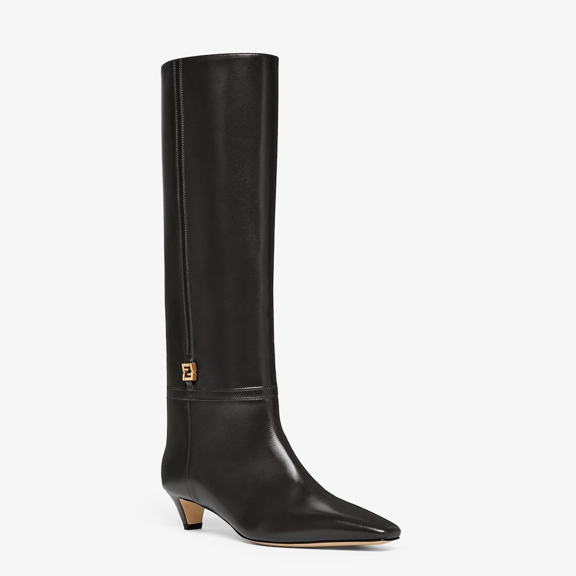 Fendi o1s1wg111025 F Fold Boots in Black Size US 10 / IT 40 - 2 Thumbnail