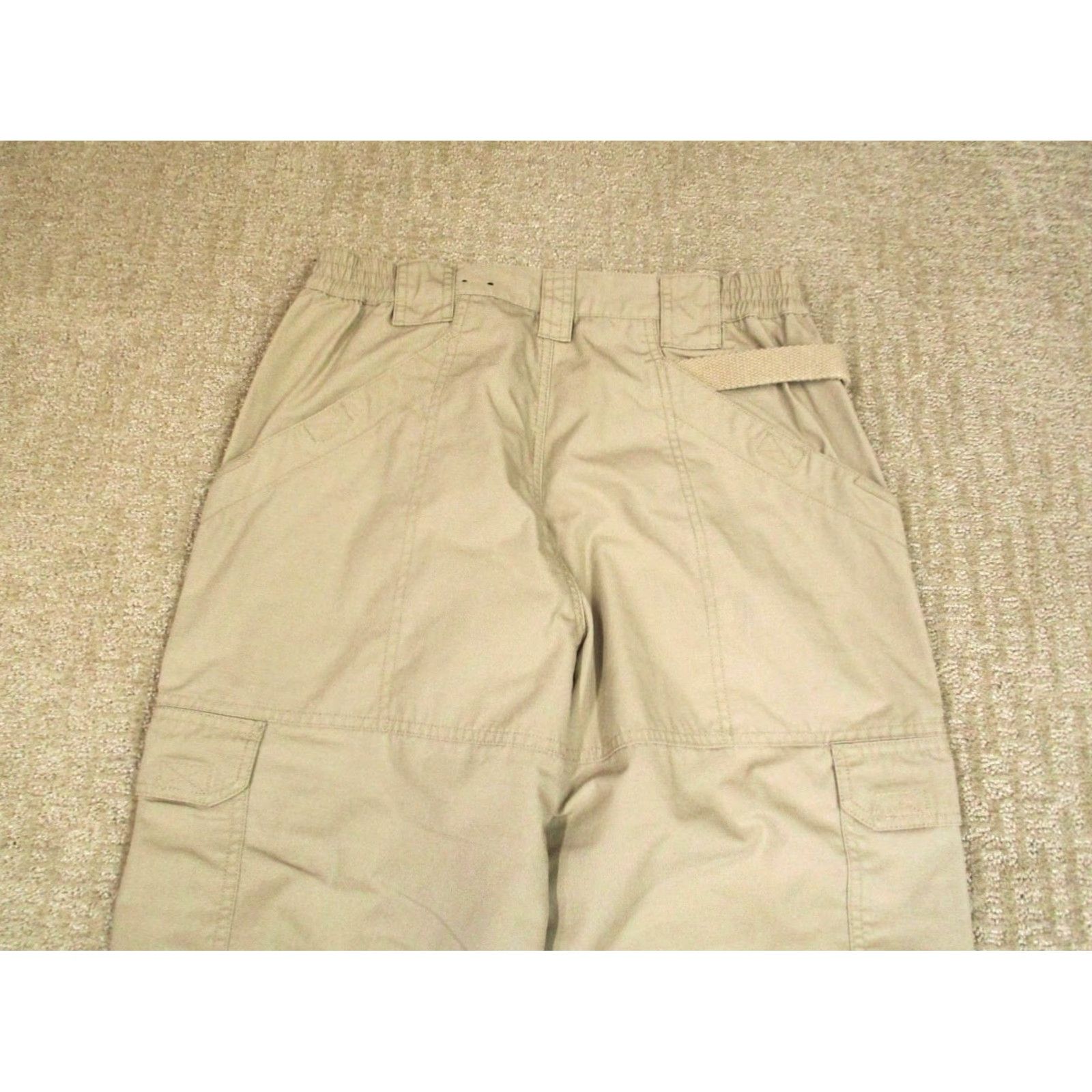 Vintage 5.11 Tactical Pants Men 32x32 Brown Cargo Rip Stop Utility Trousers Stretch Cargo Pocket Size US 32 / EU 48 - 4 Thumbnail