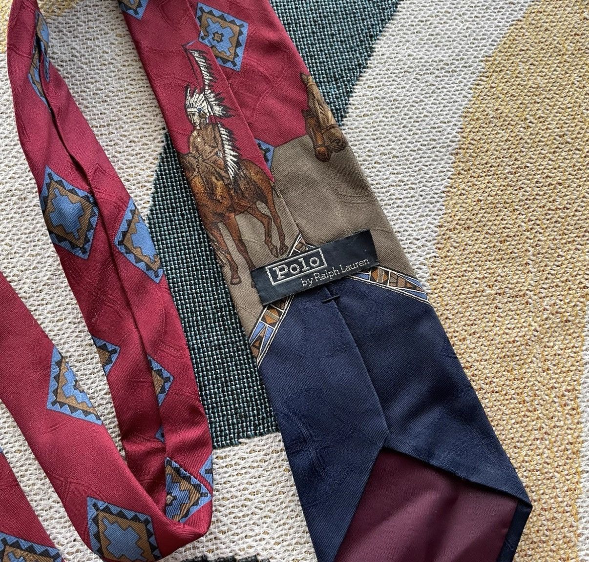 Polo Ralph Lauren Ralph Lauren Polo Indian Chief Tie K22 Size ONE SIZE - 4 Thumbnail