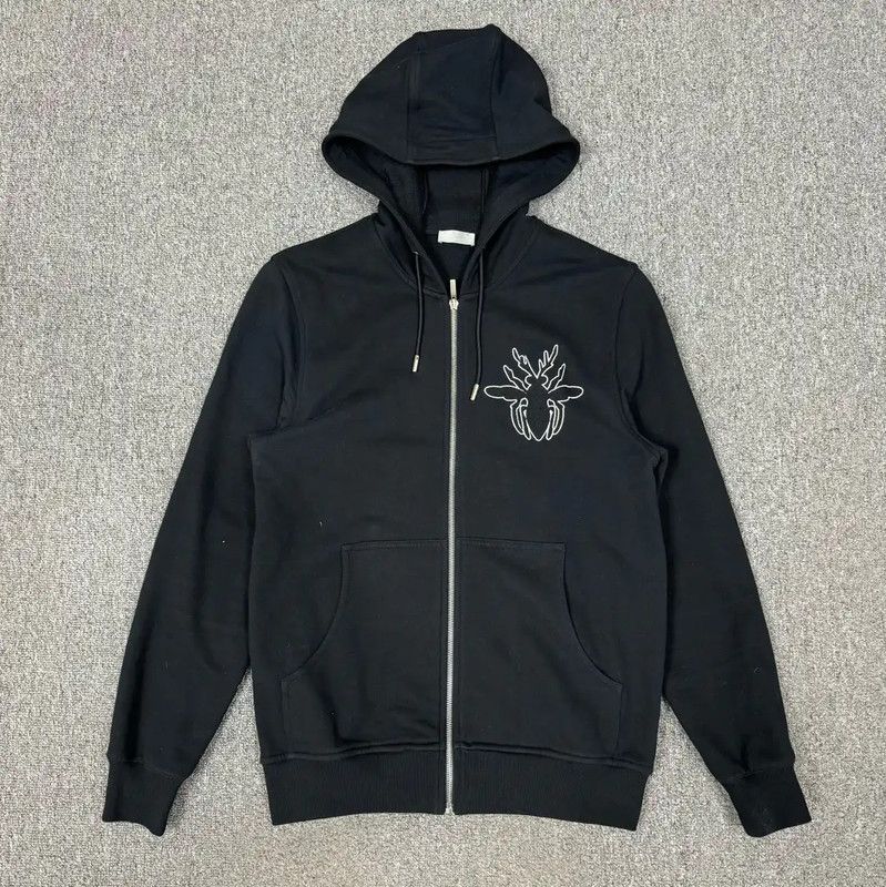 Dior Dior Black Cotton Men's Hoodie 0089 Size US M / EU 48-50 / 2 - 1 Thumbnail
