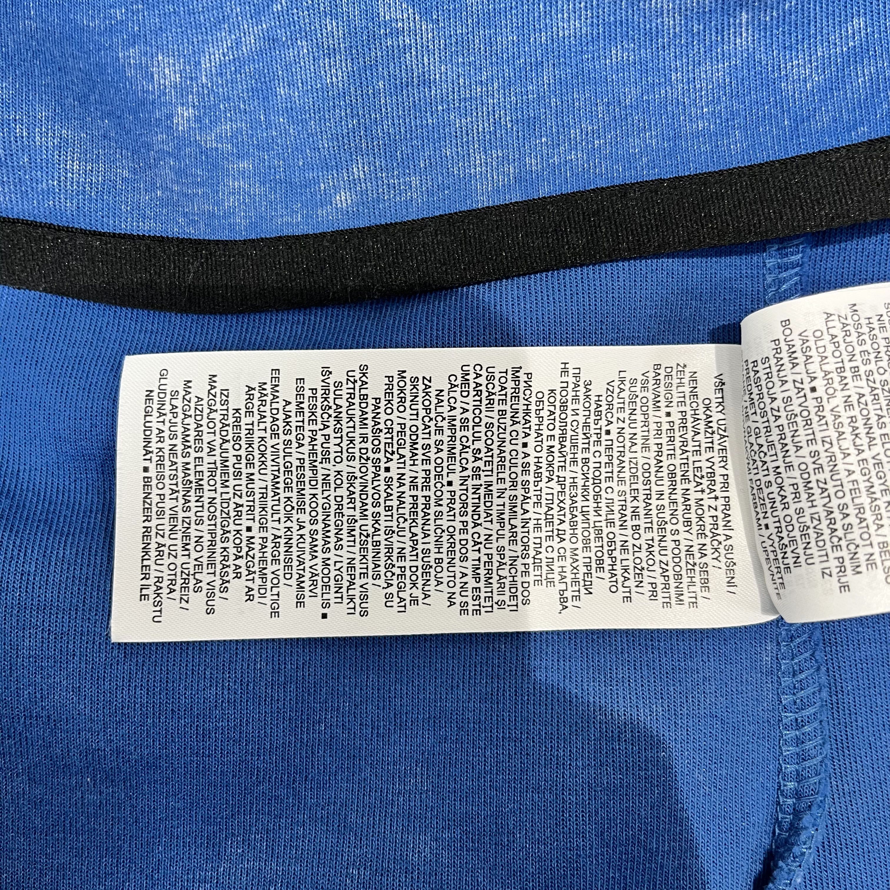 Nike Nike Tech Fleece Wash Full Zip Hoodie Dark Marina Blue/Black Size US M / EU 48-50 / 2 - 11 Thumbnail