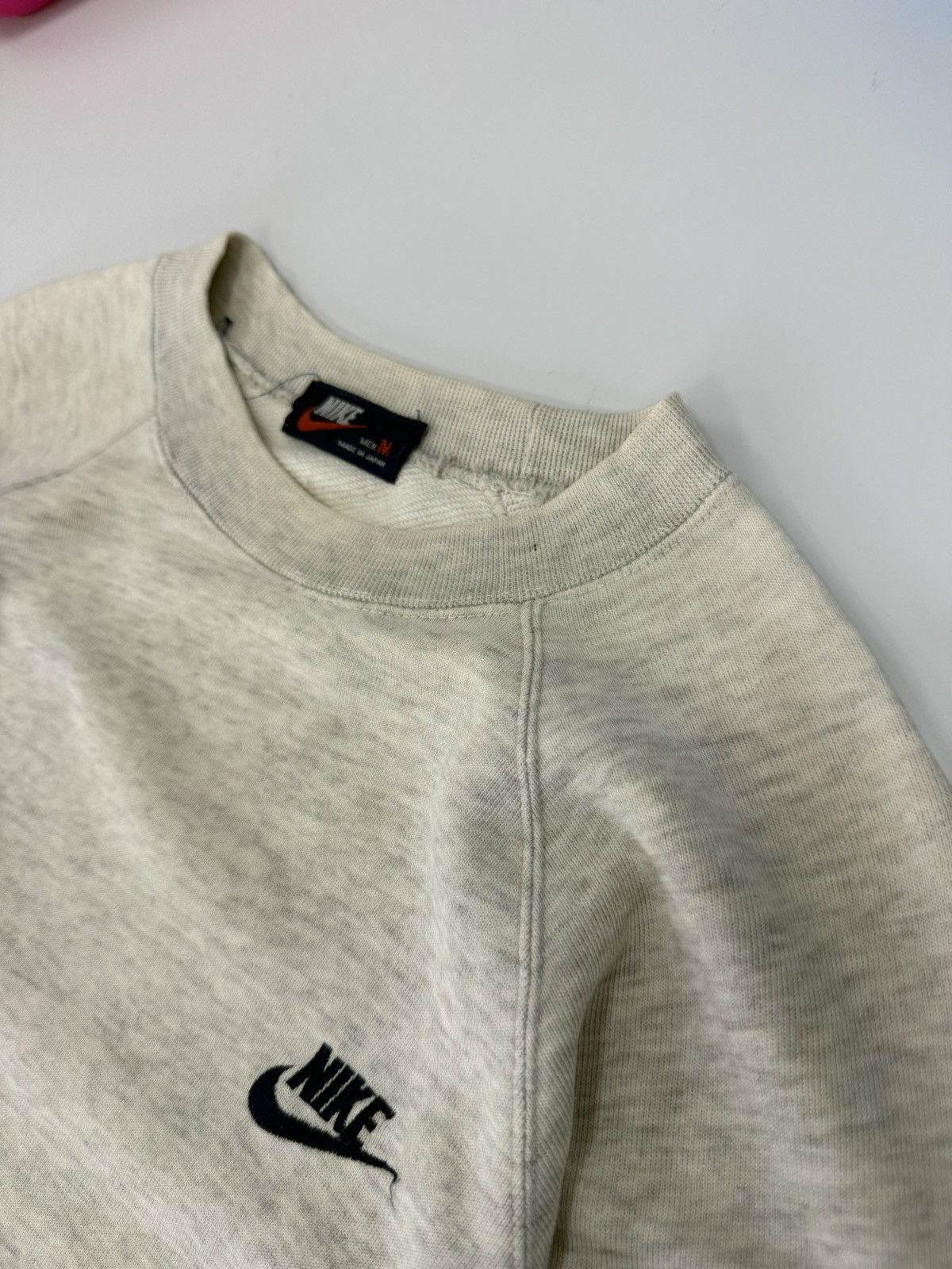 Nike 🔥 Japan 90s Nike Distressed Streetwear Sweat Embroided Logo Size US L / EU 52-54 / 3 - 5 Thumbnail
