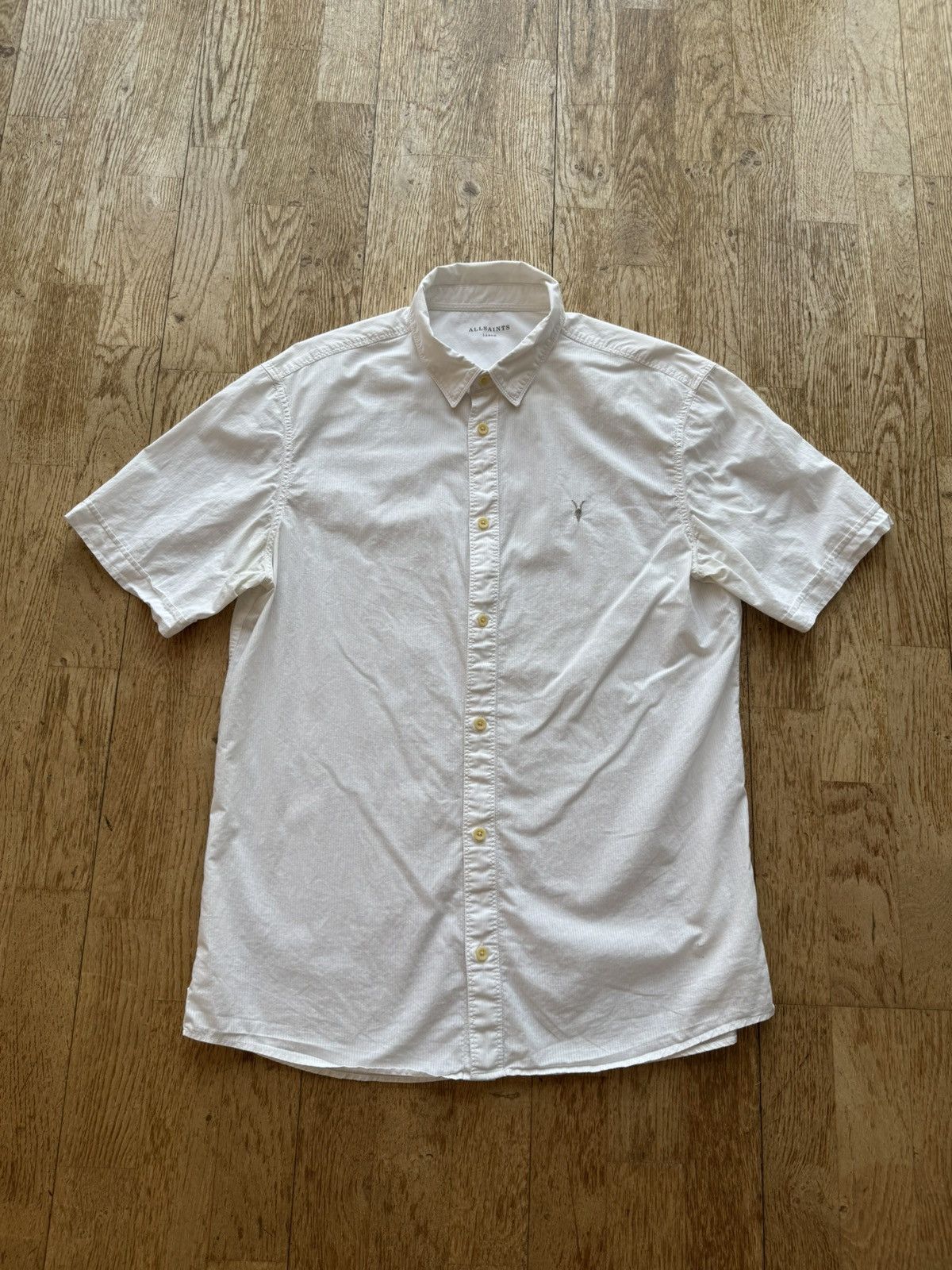 Allsaints ALL SAINTS VINTAGE QUALITY LIGHT POLO SHIRT Size US L / EU 52-54 / 3 - 1 Thumbnail