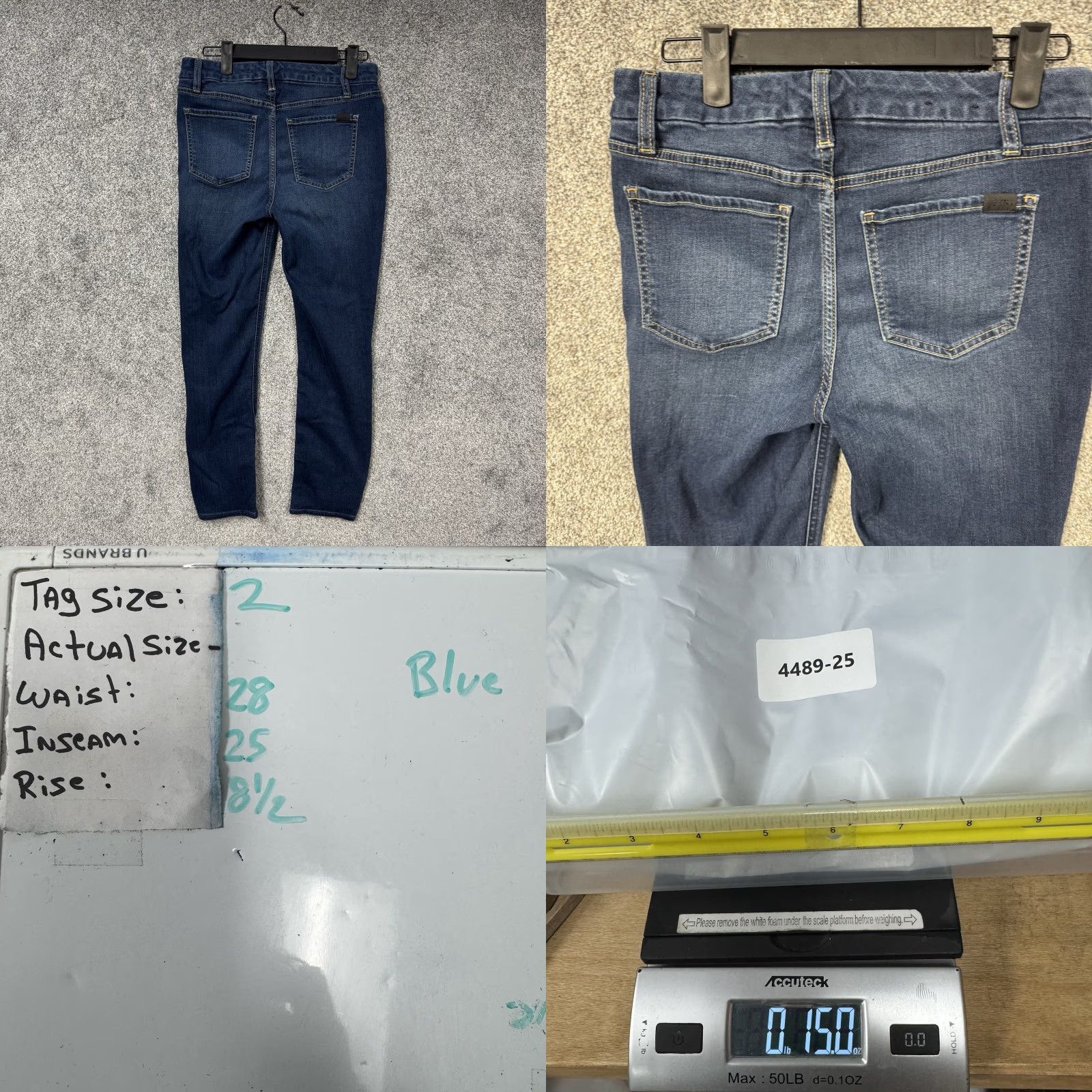 7 For All Mankind VINTAGE 7 For All Mankind Jeans 2 Dark Wash Ankle Skinny Clean Girl Womens Jeans Size 26" / US 2 / IT 38 - 9 Thumbnail