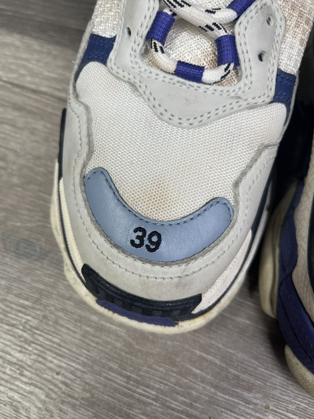 Balenciaga Balenciaga triple S blue high top sneakS Size US 9 / IT 39 - 9 Thumbnail
