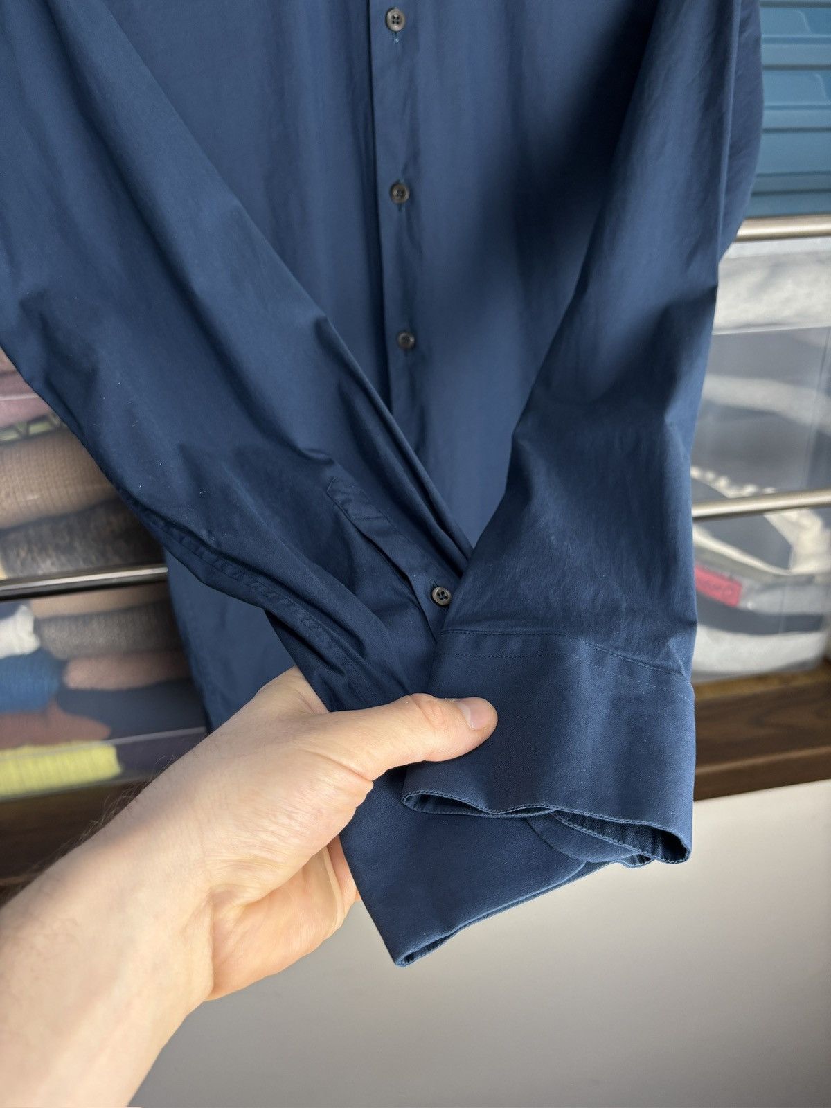 Prada Prada Luxury Long Sleeve Shirt Size US M / EU 48-50 / 2 - 3 Thumbnail