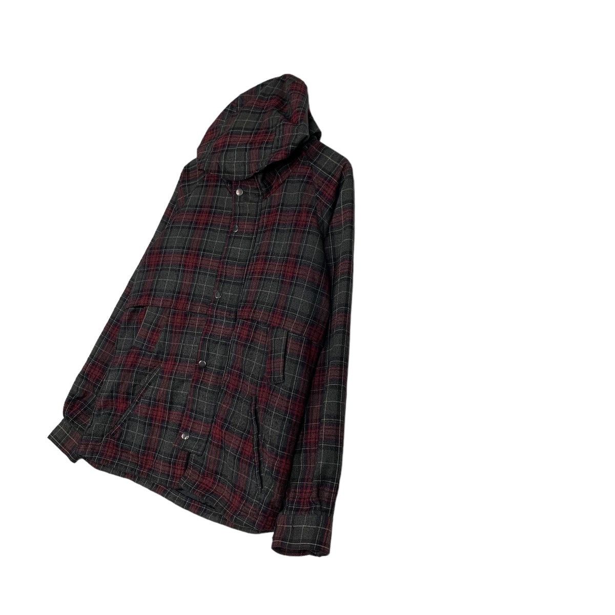 Japanese Brand PIRATES Tartan Checked Plaid Hoodie Jacket #0074-C5 Size US M / EU 48-50 / 2 - 2 Thumbnail