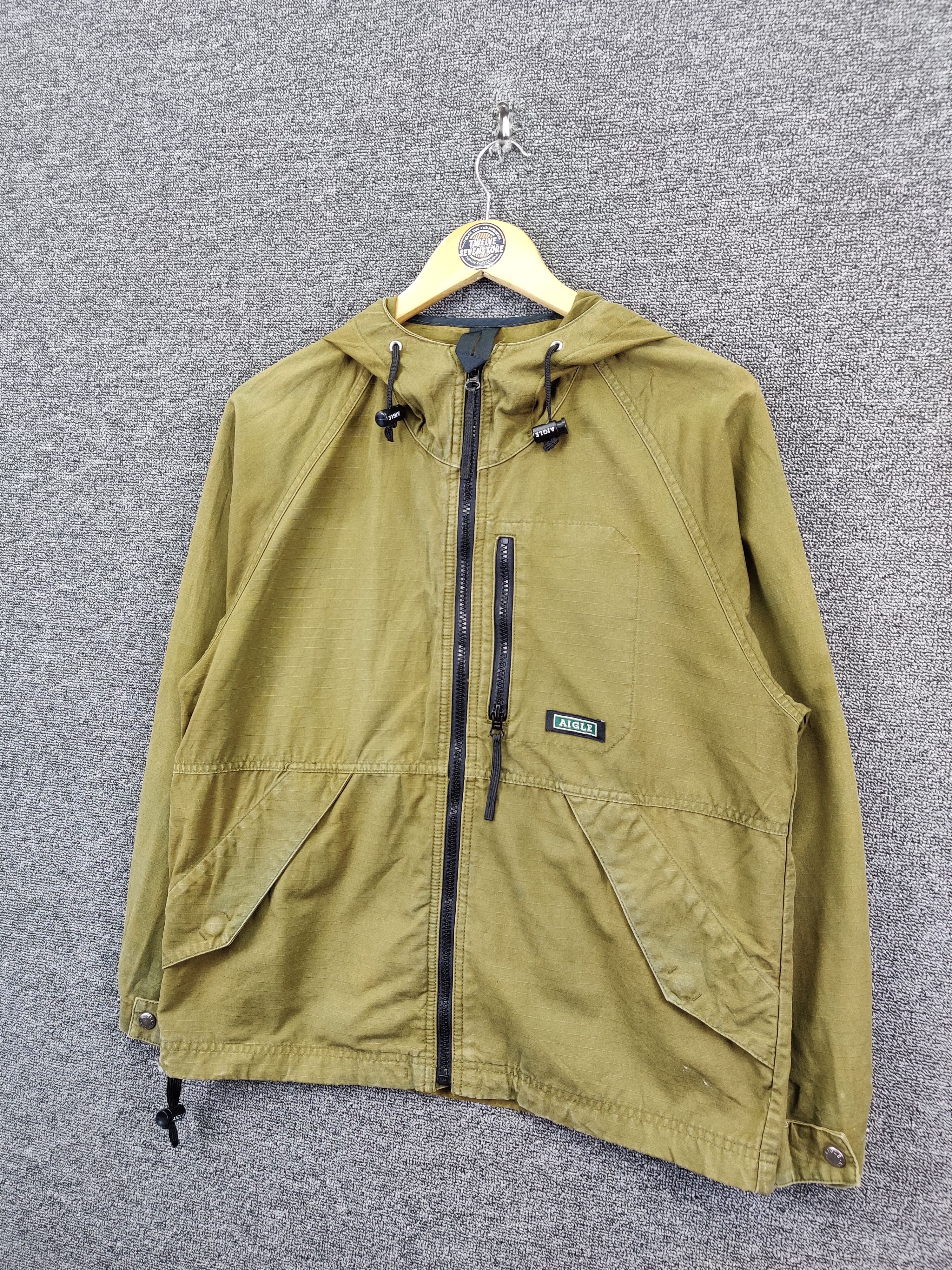 Aigle Vintage Aigle Zipper Parka Jacket For Kids Size US M / EU 48-50 / 2 - 2 Thumbnail