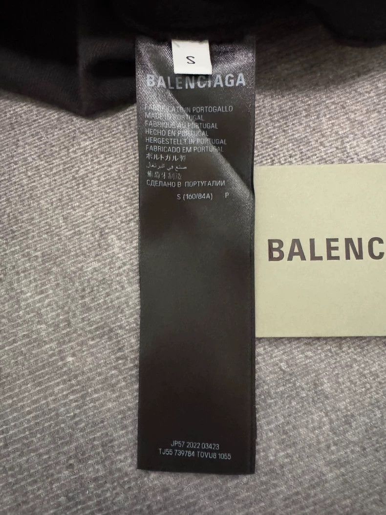 Balenciaga Balenciaga Double b rhinestone logo short sleeve Size US S / EU 44-46 / 1 - 4 Thumbnail