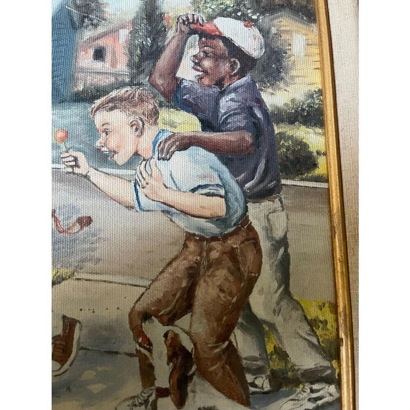 Nicasio painting on canvas. 1975..