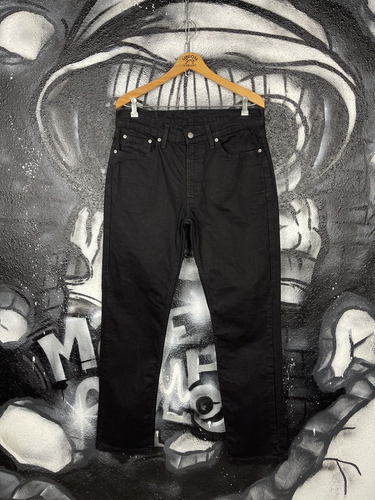 Levi's Levi’s 514 Waterless Black Denim Jeans Men’s Size W33 L32 Size US 33 - 6 Thumbnail