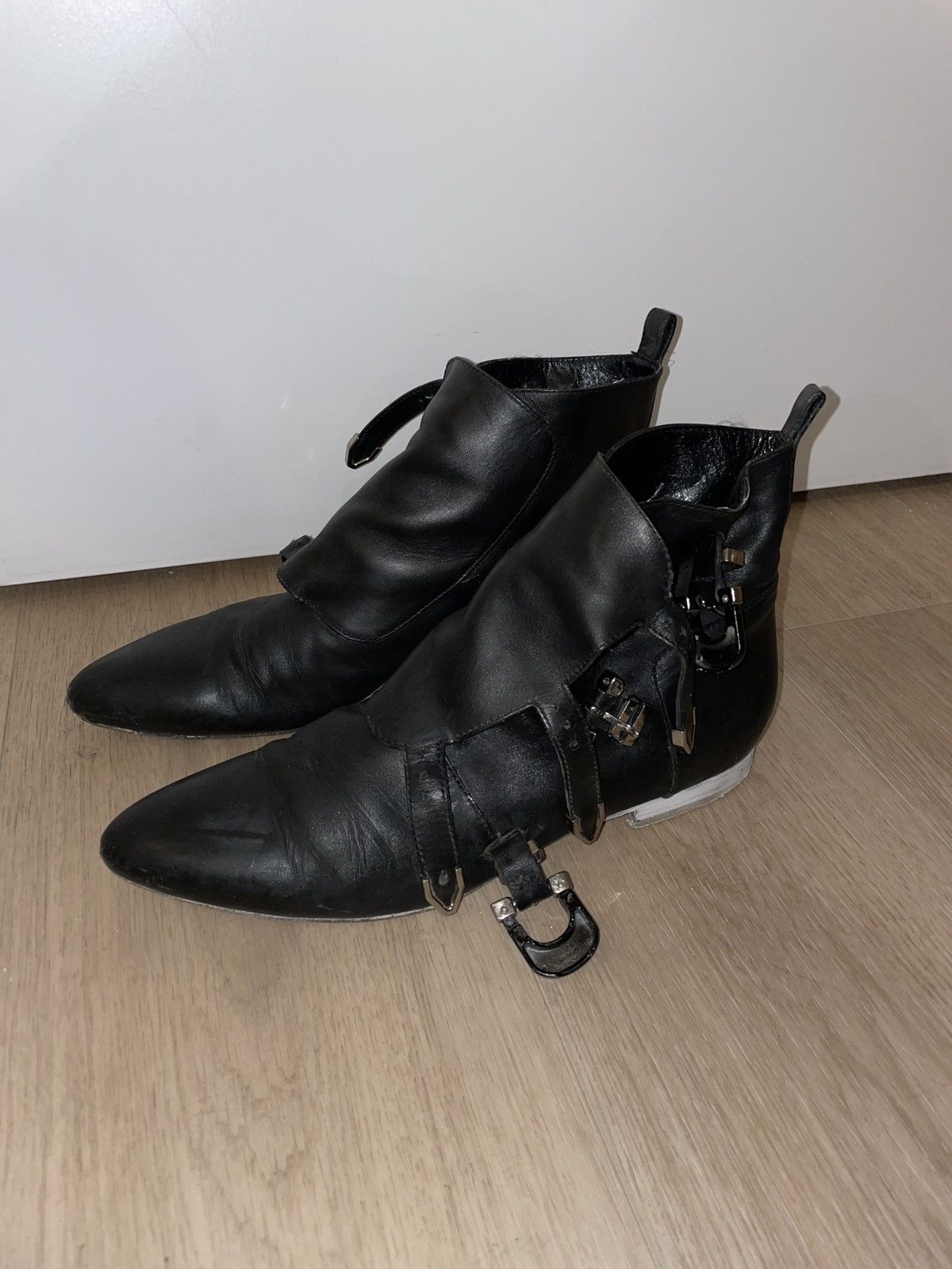 Balenciaga Balenciaga Monk strap buckle boots Size US 11 / IT 41 - 1 Thumbnail