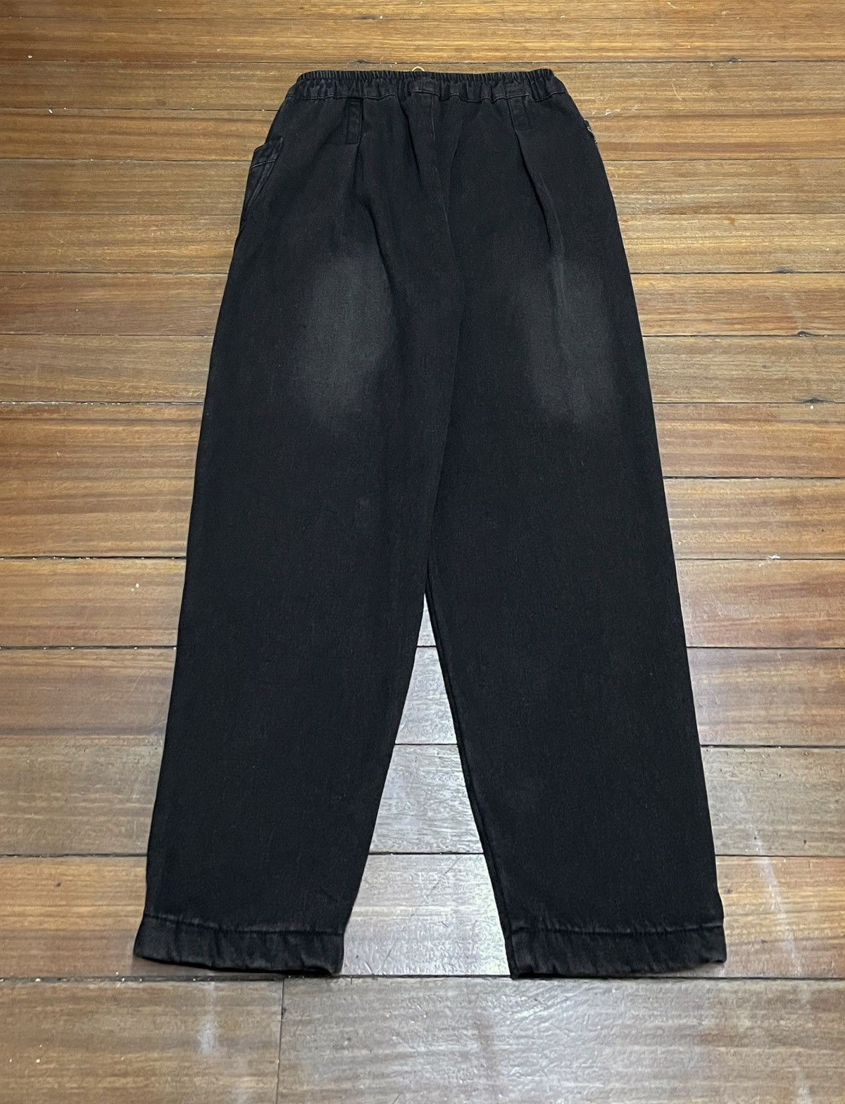 14th Addiction × Japanese Brand × Le Grande Bleu (L.G.B.) Rare Design Vintage Jizhiliao Patchwork Cropped Pants 2000s Size US 30 / EU 46 - 2 Thumbnail