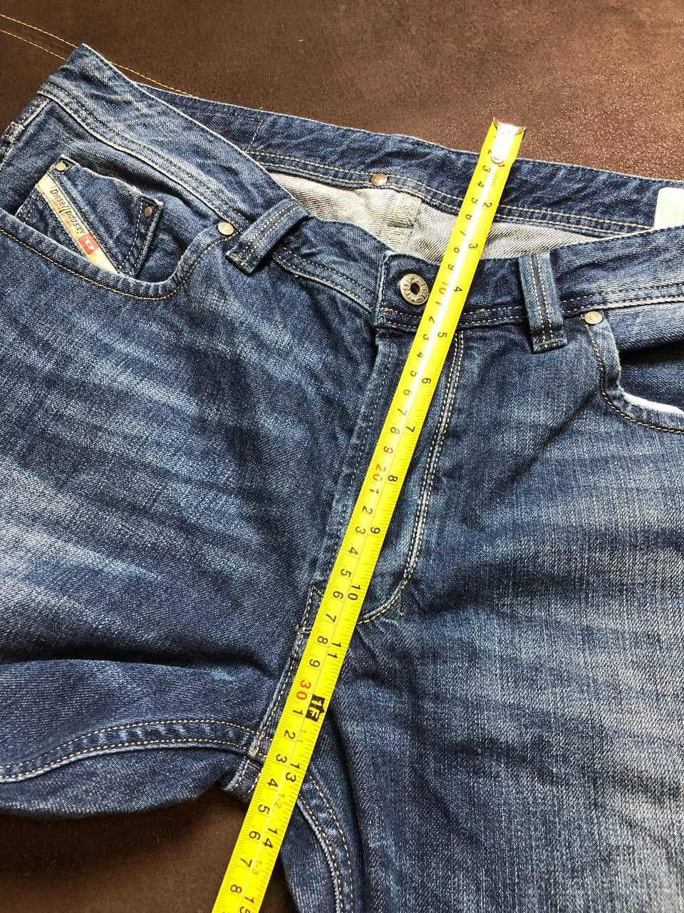 Diesel Diesel Larkee Regular Straight Button Fly Short Jeans Mens Size US 36 / EU 52 - 9 Thumbnail