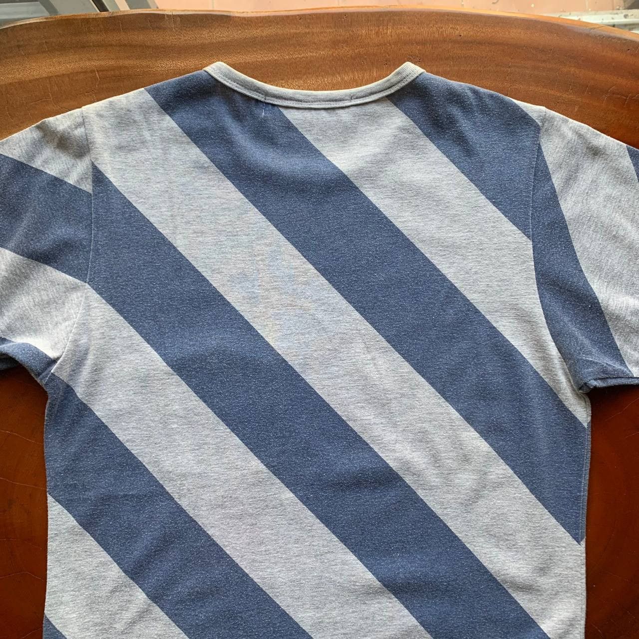 Comme des Garcons Comme Des Garcons Shirt Striped AD2005 Grey Blue Tee Size US M / EU 48-50 / 2 - 4 Thumbnail