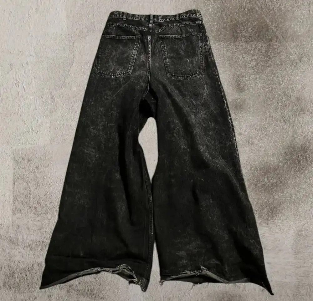 Japanese Brand × Vintage Ripped baggy jeans Size US 36 / EU 52 - 3 Thumbnail