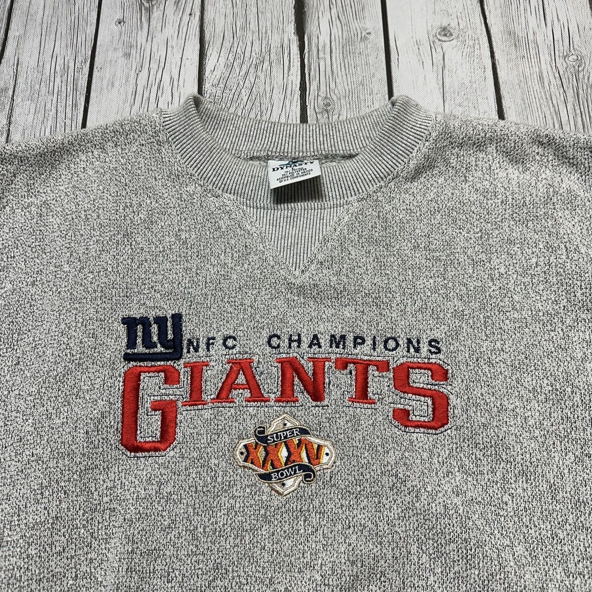 NFL × Vintage Vintage New York Giants 2000 NFC Champions sweatshirt Size US L / EU 52-54 / 3 - 3 Thumbnail