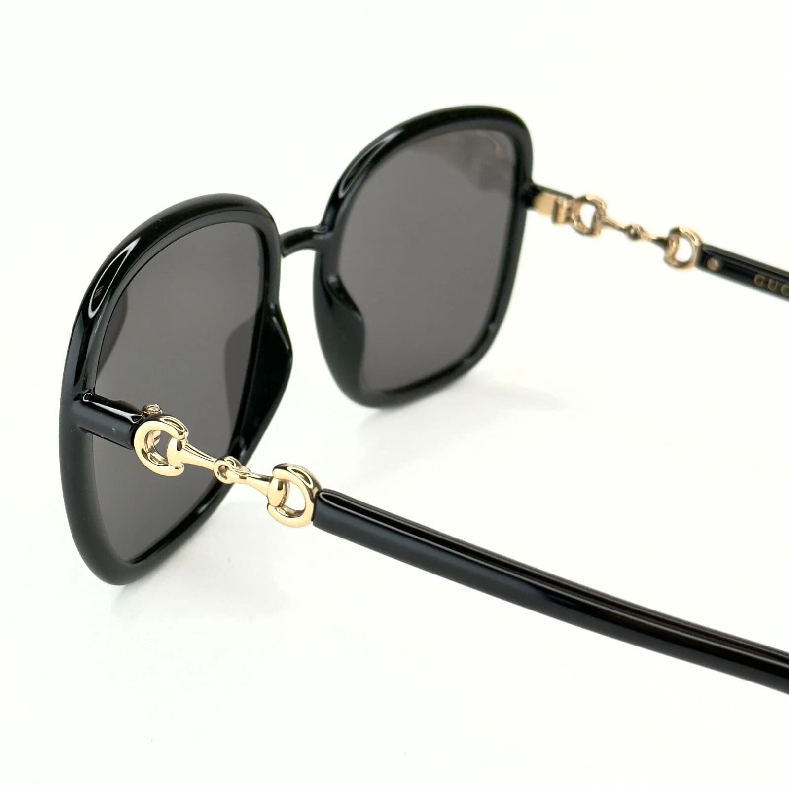 Gucci GUCCI Gg0893s Horsebit 0893 Gold 001 Fashion Sunglasses Size ONE SIZE - 4 Thumbnail