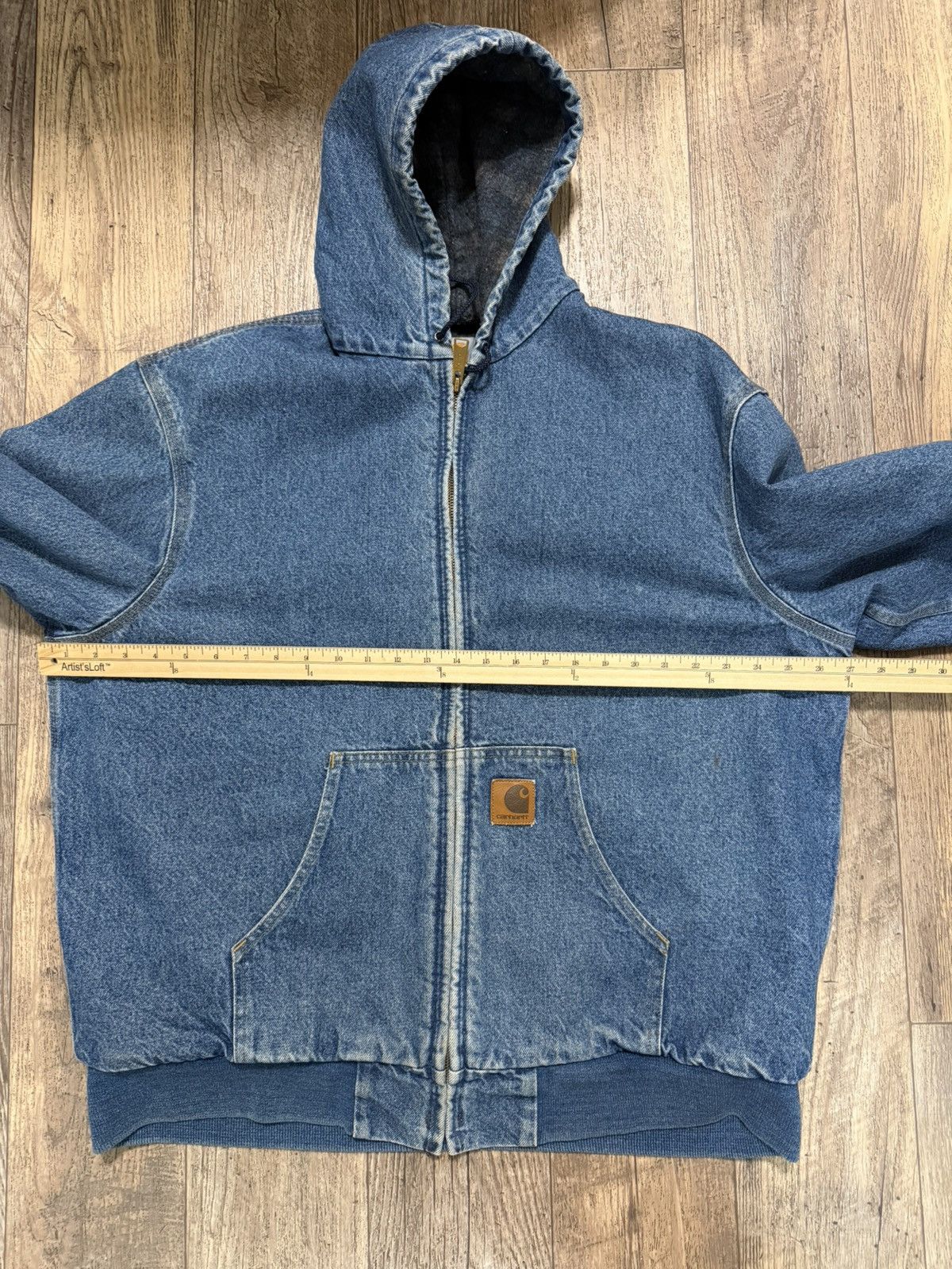 Carhartt Vintage Carhartt Denim Hooded Jacket Mens XL ASAP Rocky Size US XL / EU 56 / 4 - 12 Thumbnail