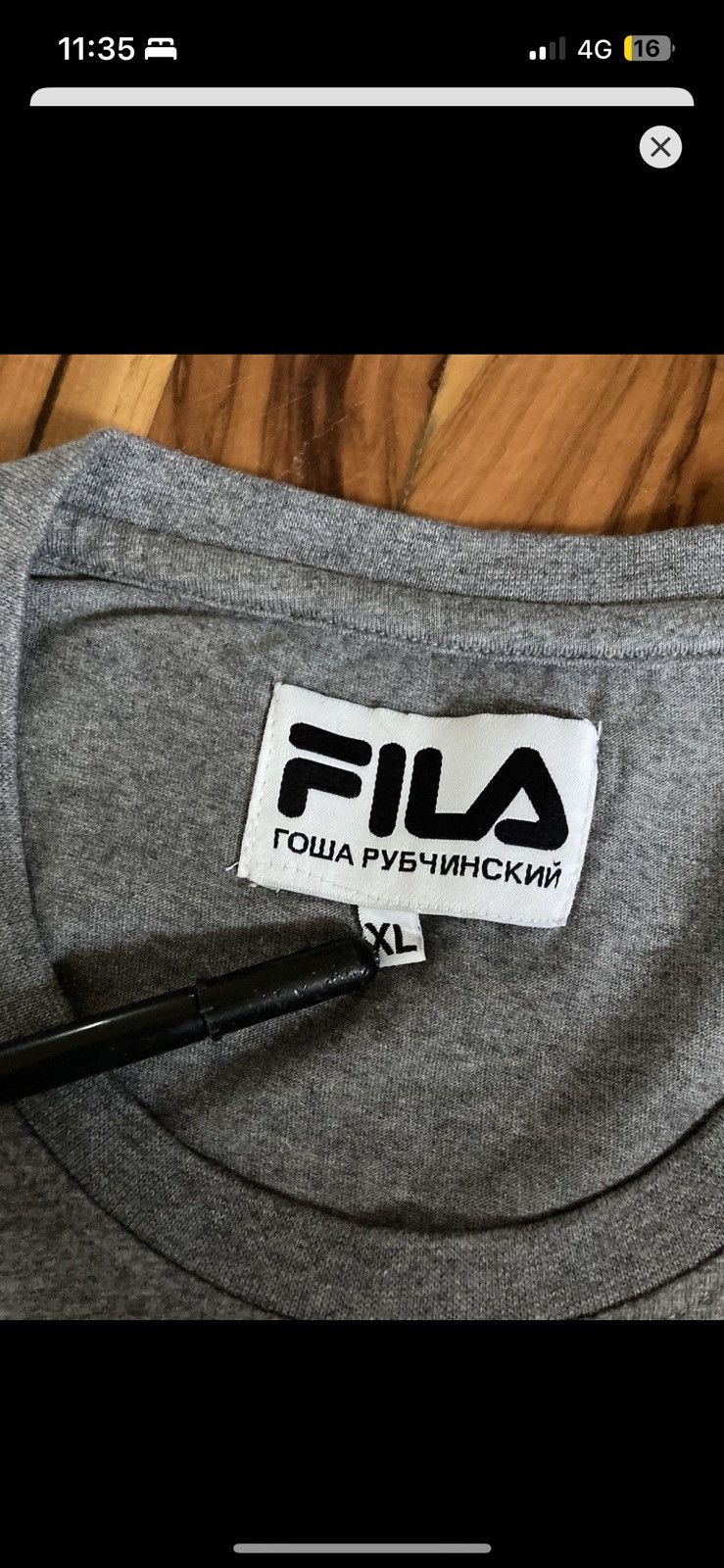 Fila × Gosha Rubchinskiy Fila x Gosha Rubchinsky Tee XL Size US XL / EU 56 / 4 - 2 Thumbnail