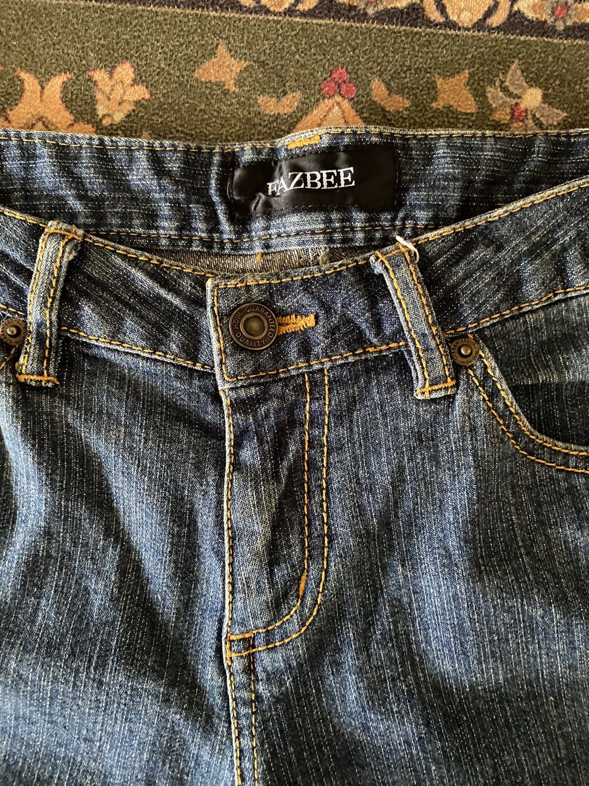 Hysteric Glamour Japanese Brand FAZBEE Super Flare Style Denim Size US 29 - 7 Thumbnail
