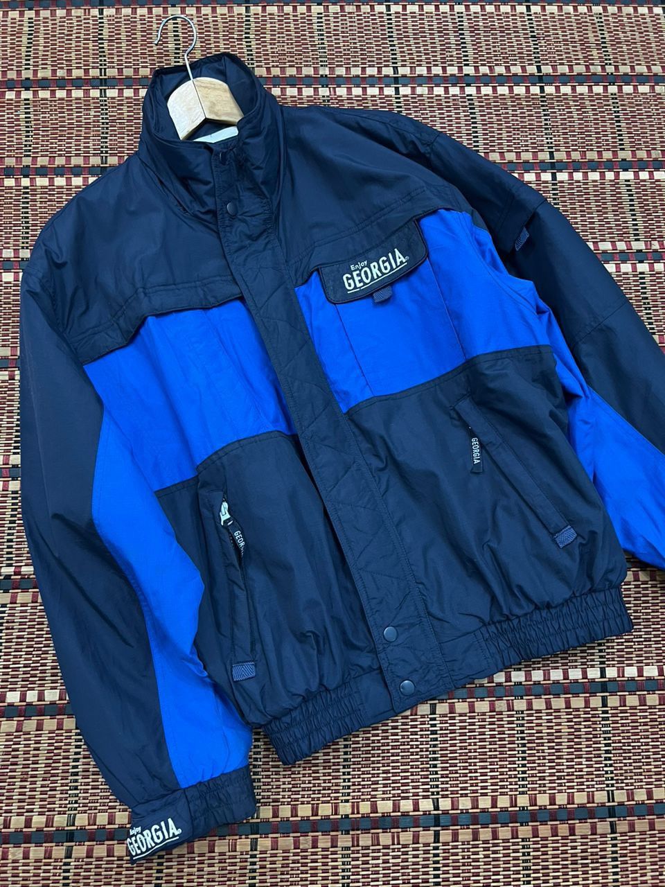 Vintage Enjoy Georgia Coffee Bomber Jacket Size US L / EU 52-54 / 3 - 11 Thumbnail