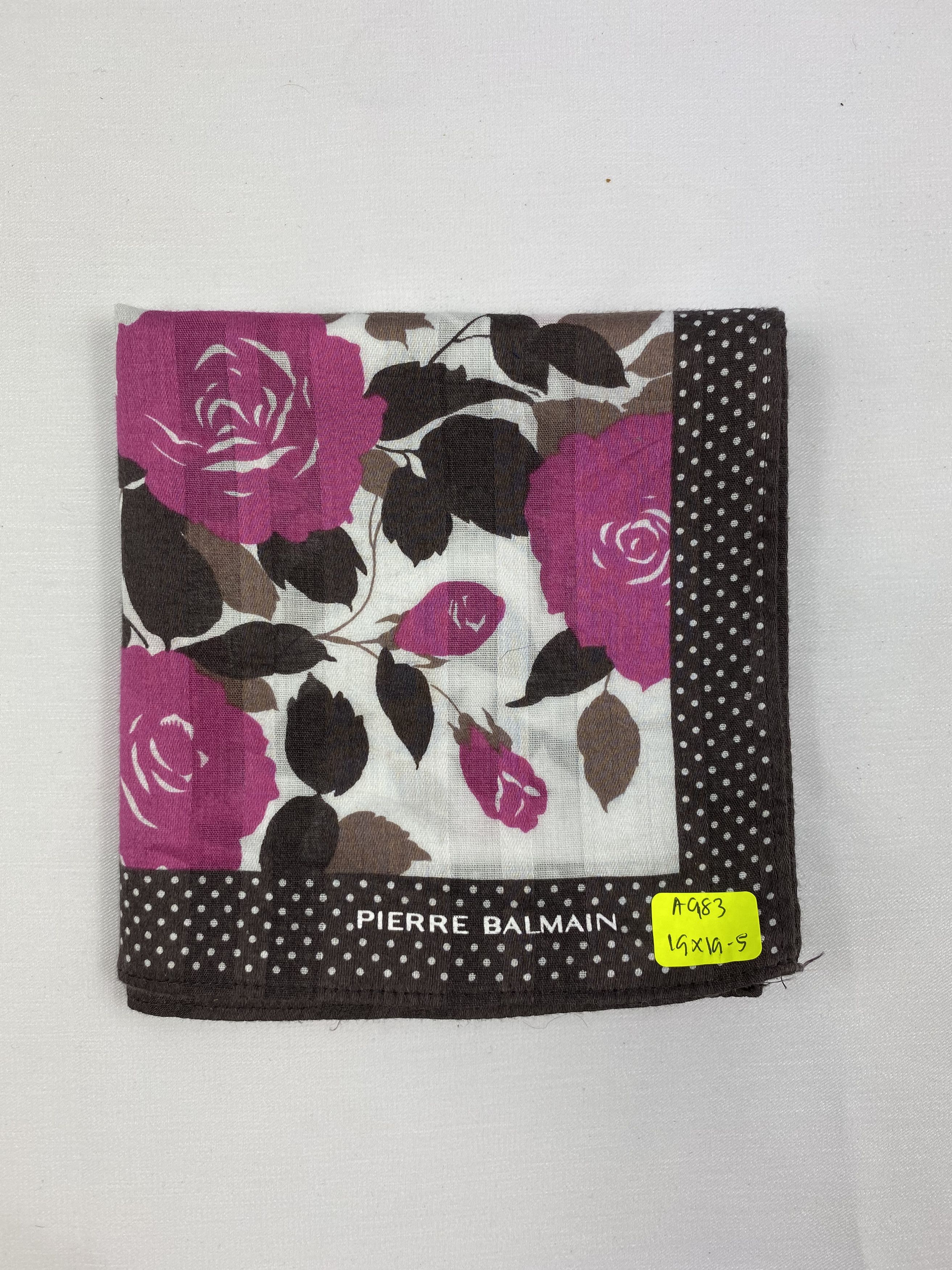 Pierre Balmain × Vintage Pierre Balmain Handkerchief / Bandana / Neckerchief Size ONE SIZE - 6 Thumbnail
