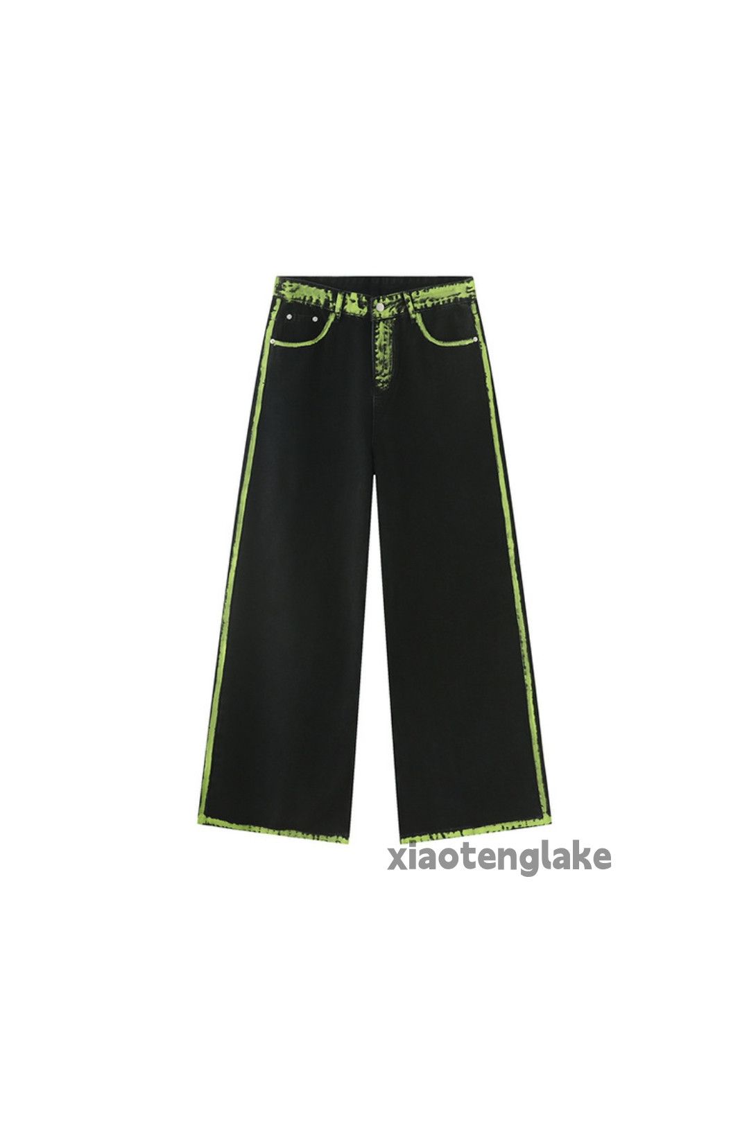 Designer × Japanese Brand × Vintage urban paint loose baggy skate baggy flared pants Size US 30 / EU 46 - 11 Thumbnail
