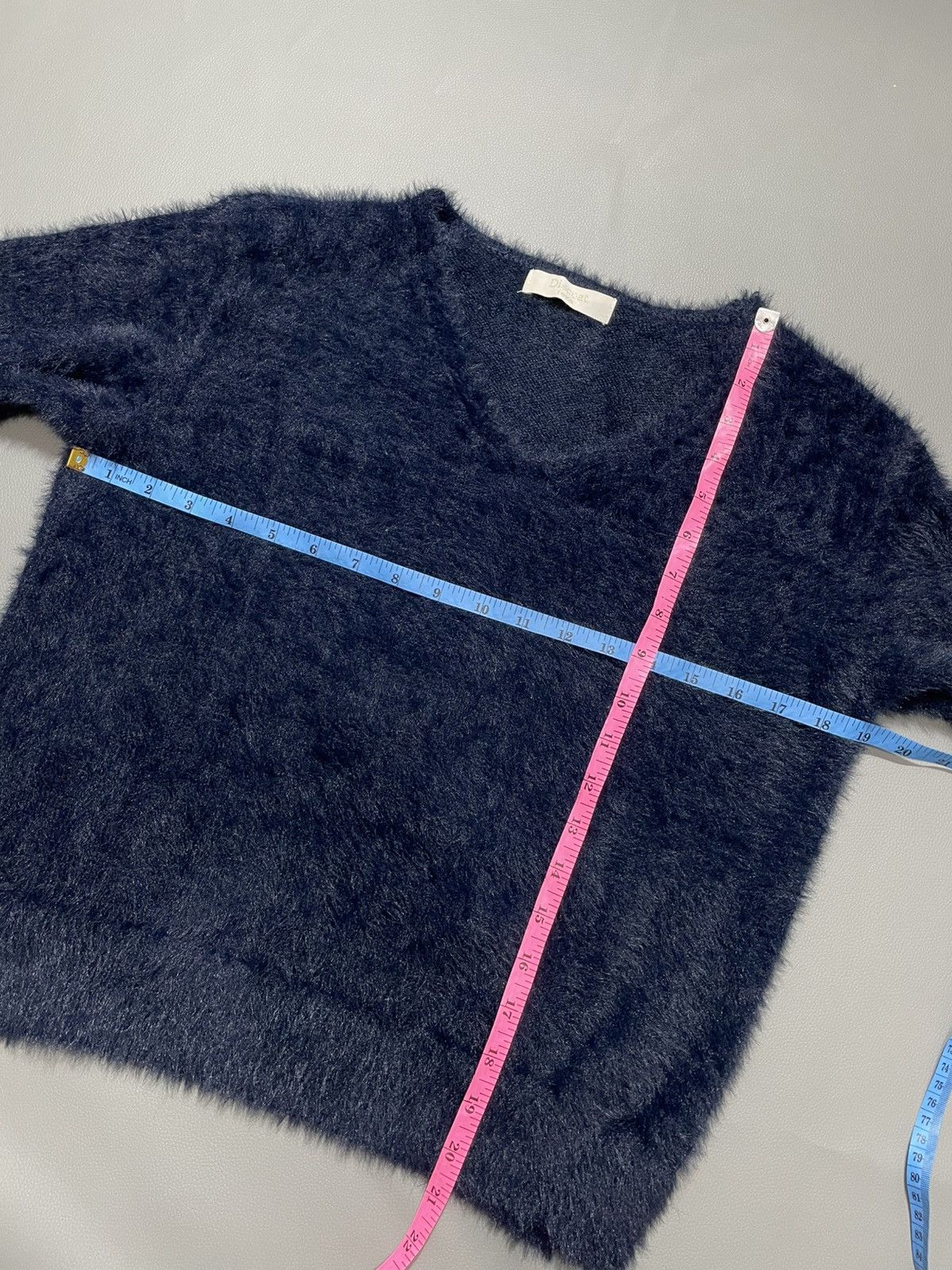 Hysteric Glamour Discoat - Fuzzy Mohair Sweaters Navy Size M / US 6-8 / IT 42-44 - 5 Thumbnail