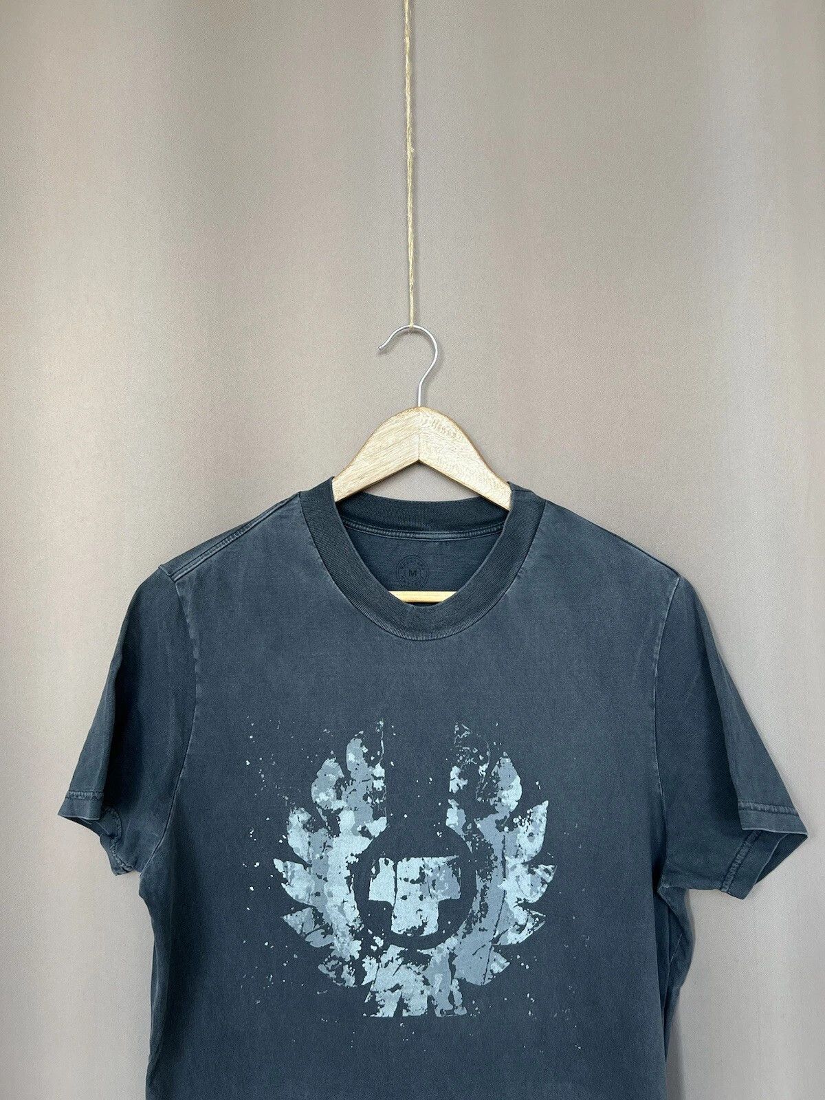 Belstaff Belstaff England T-Shirt Big Centre Logo Mens Size M Size US M / EU 48-50 / 2 - 2 Thumbnail