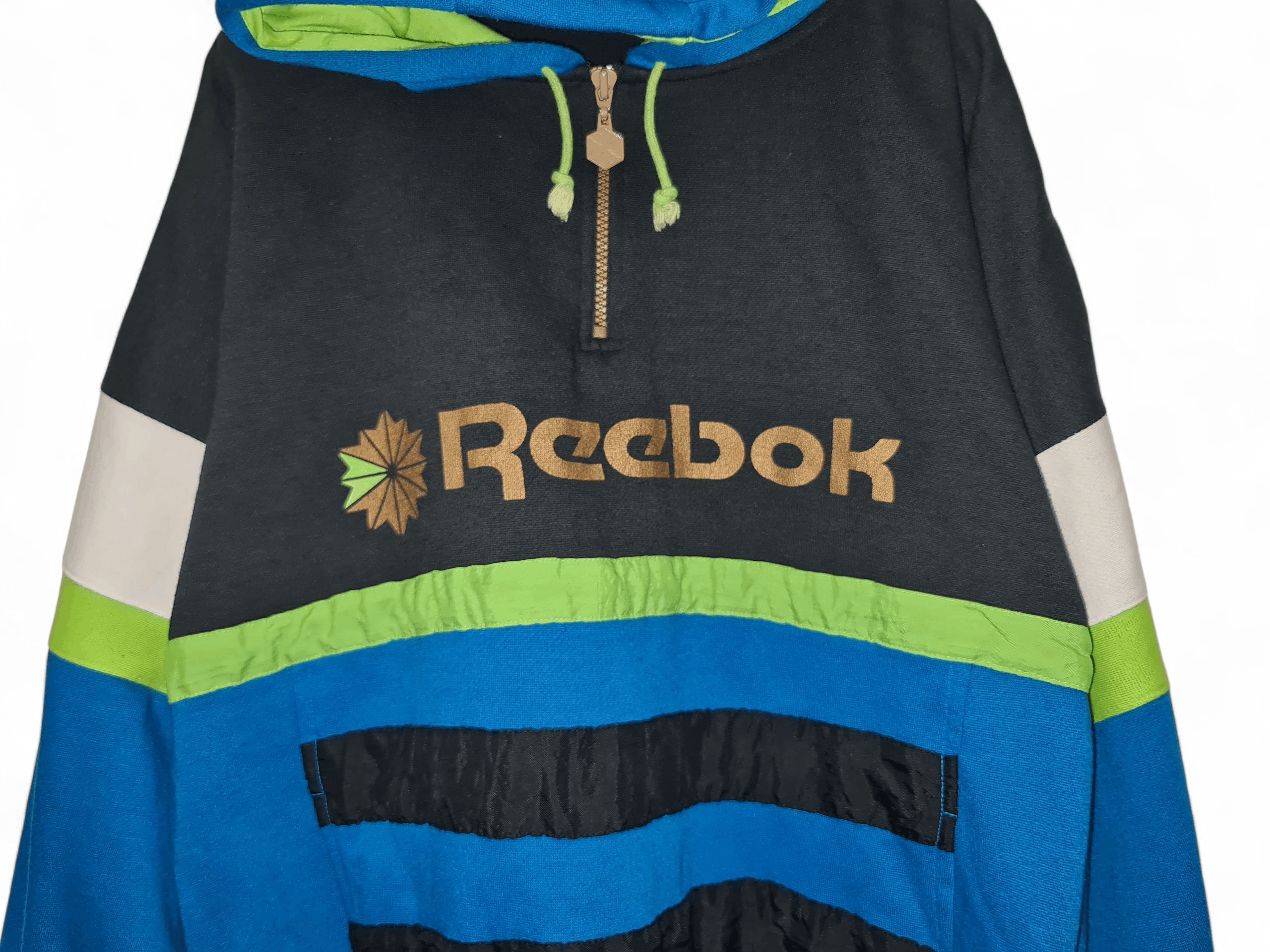 Reebok 90s Vintage Made In Korea Reebok hoodie Size US M / EU 48-50 / 2 - 4 Thumbnail