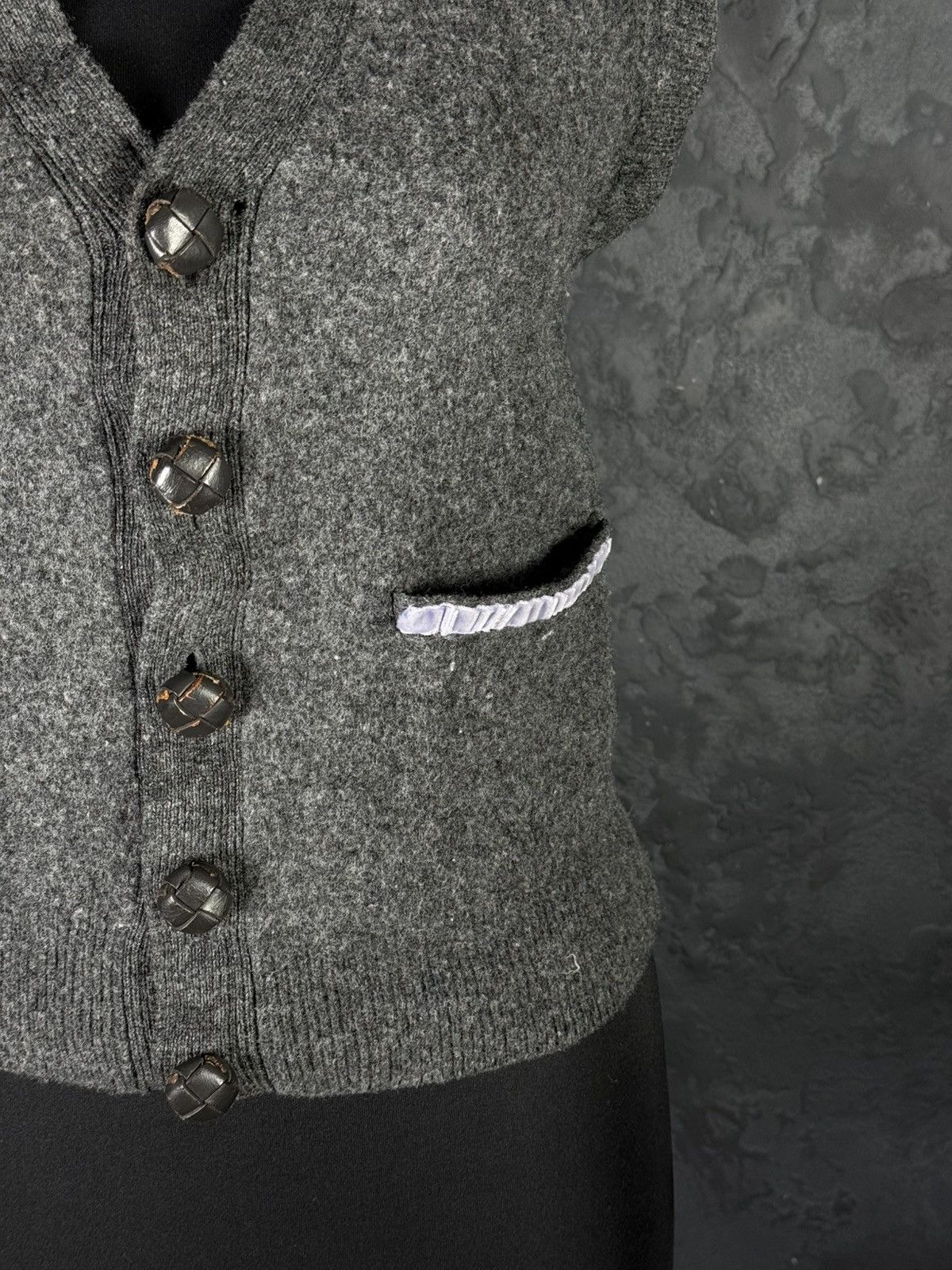 Maison Margiela Maison Margiela Wool Short Sleeve Cardigan Sweater Size S / US 4 / IT 40 - 5 Thumbnail
