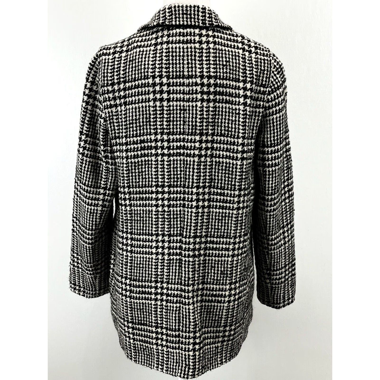 Talbots Talbots Wool Houndstooth Blazer Jacket sz 10 Plaid Double Breasted Classic NEW! Size L / US 10 / IT 46 - 3 Thumbnail