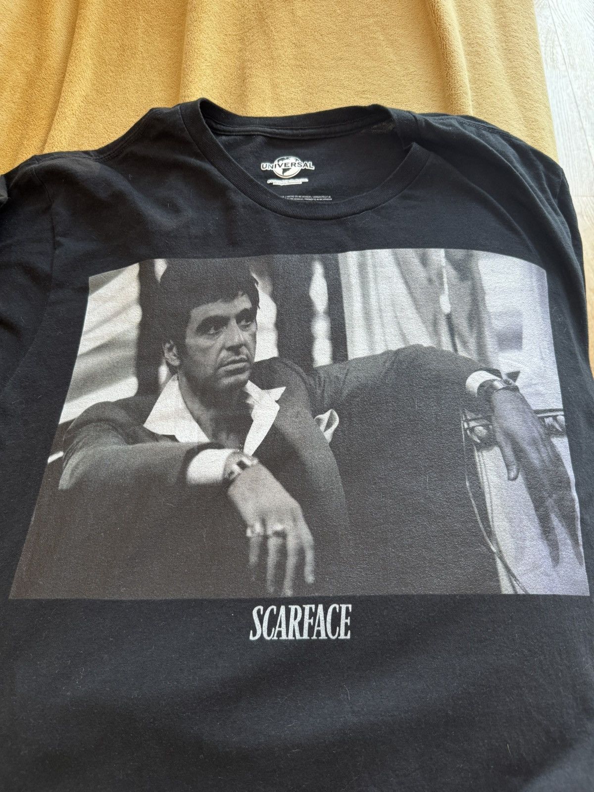 Vintage RARE VINTAGE SCARFACE UNIVERSAL MOVIE TEE SHIRT Size US L / EU 52-54 / 3 - 2 Thumbnail