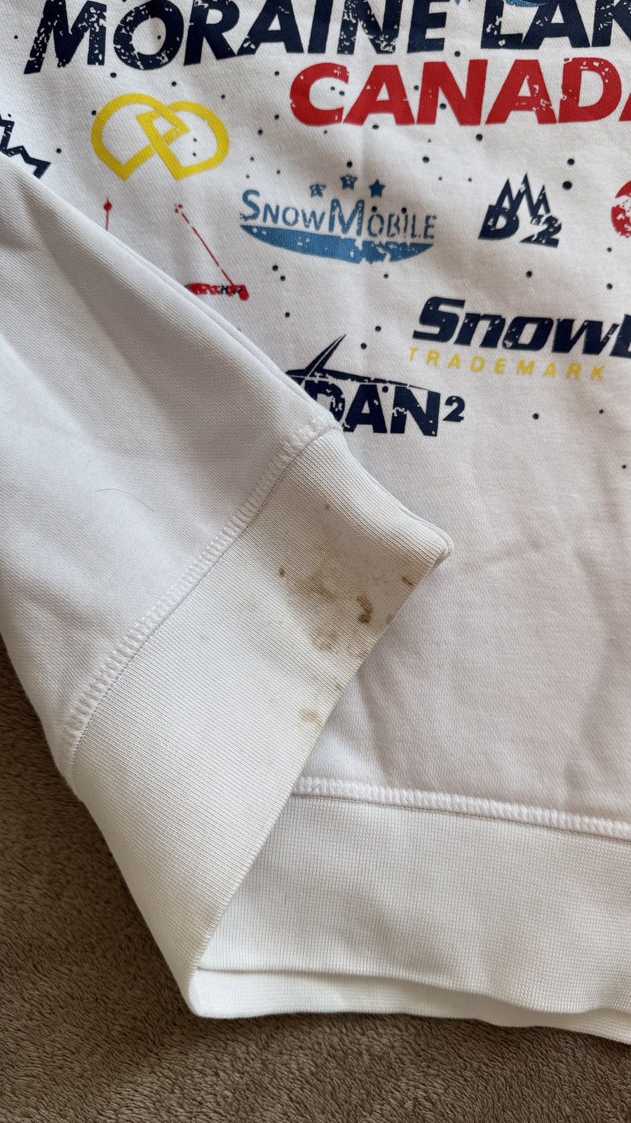 Dsquared2 Printed Big Logo Sweatshirt ysl diesel armani dirty Size US L / EU 52-54 / 3 - 6 Thumbnail