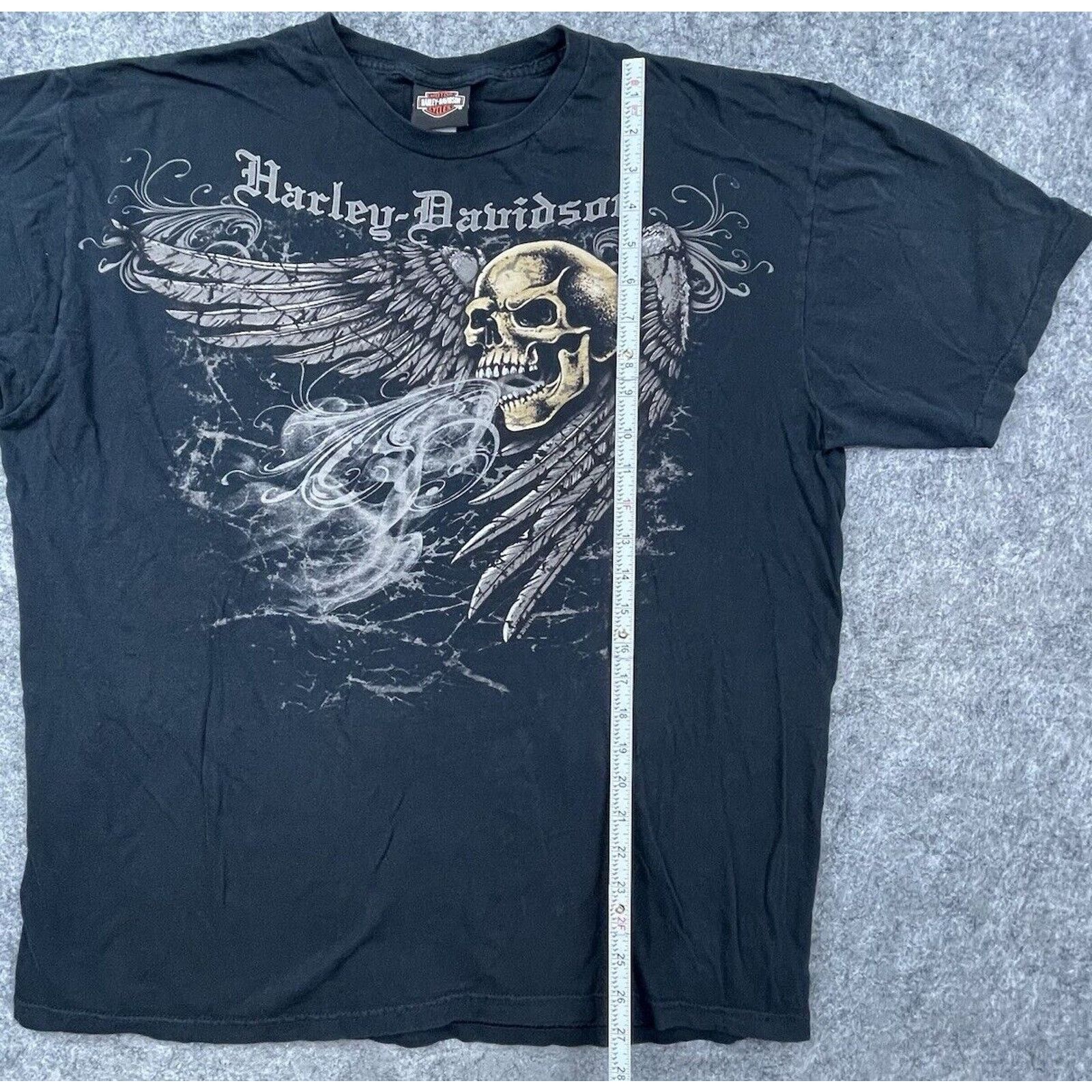 Harley Davidson Harley Davidson Shirt 2XL Flying Skull Wings Vegas Halloween Size US XXL / EU 58 / 5 - 5 Thumbnail