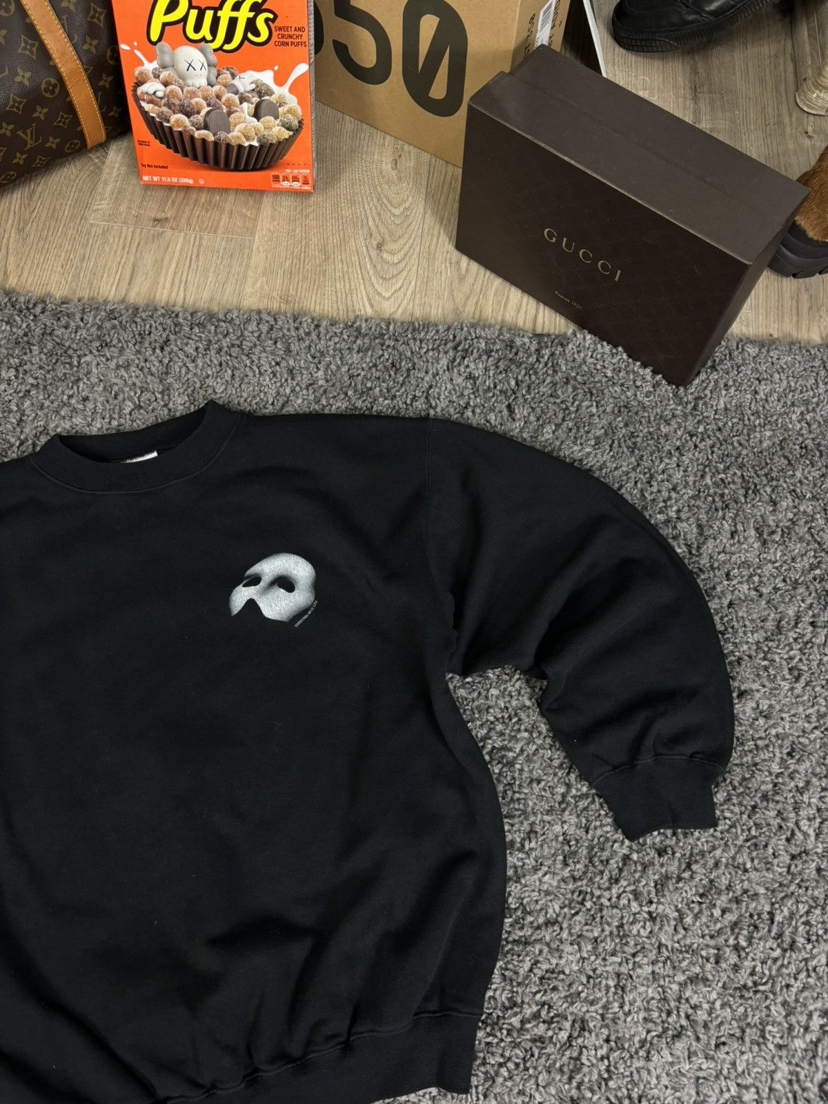 Band Tees × Vintage 1986 Vintage The Phantom Of The Opera Sweatshirt Kanye Style Size US S / EU 44-46 / 1 - 2 Thumbnail