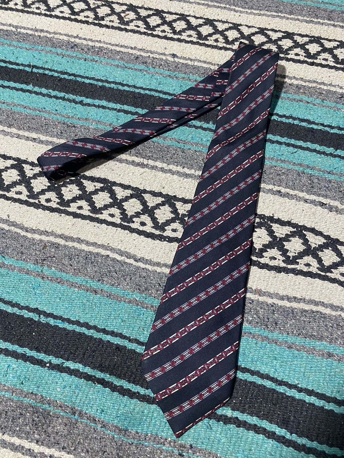 Celine Celine Chain Pattern tie Size ONE SIZE - 1 Thumbnail