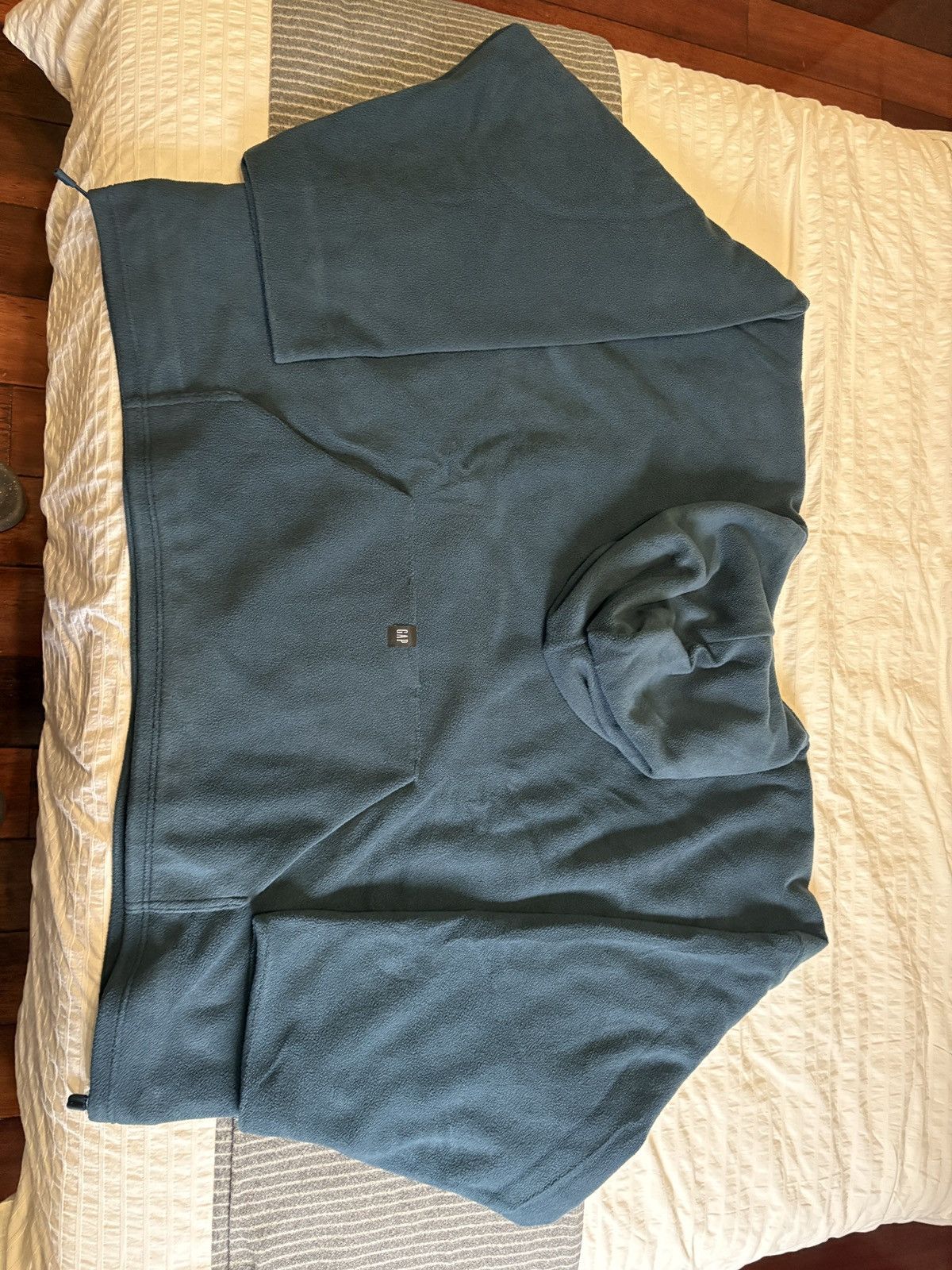 Balenciaga × Gap × Yeezy Yeezy Gap Engineered by Balenciaga Polar Fleece Paded Hoodie Size US XL / EU 56 / 4 - 5 Thumbnail