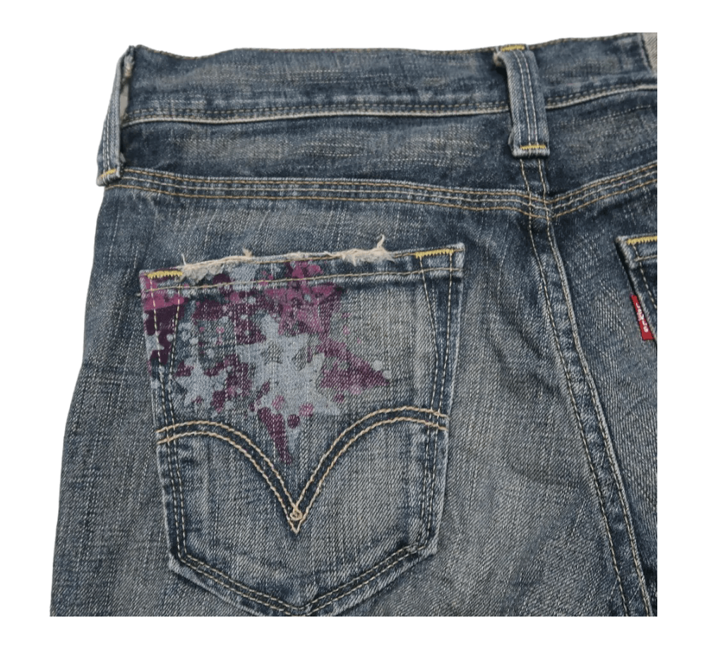 Levi's Vintage Levi's LP926 Distressed Denim Flared Jeans Size 29" - 14 Thumbnail